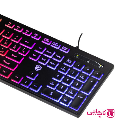 کیبورد گیمینگ بیاند مدل BGK-2010 سوئیچ ممبران، Full-Size، نورپردازی RGB